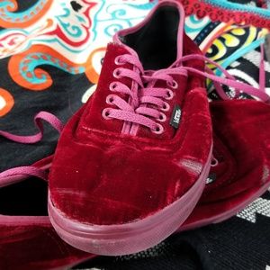 Deconstructed Velvet Vans